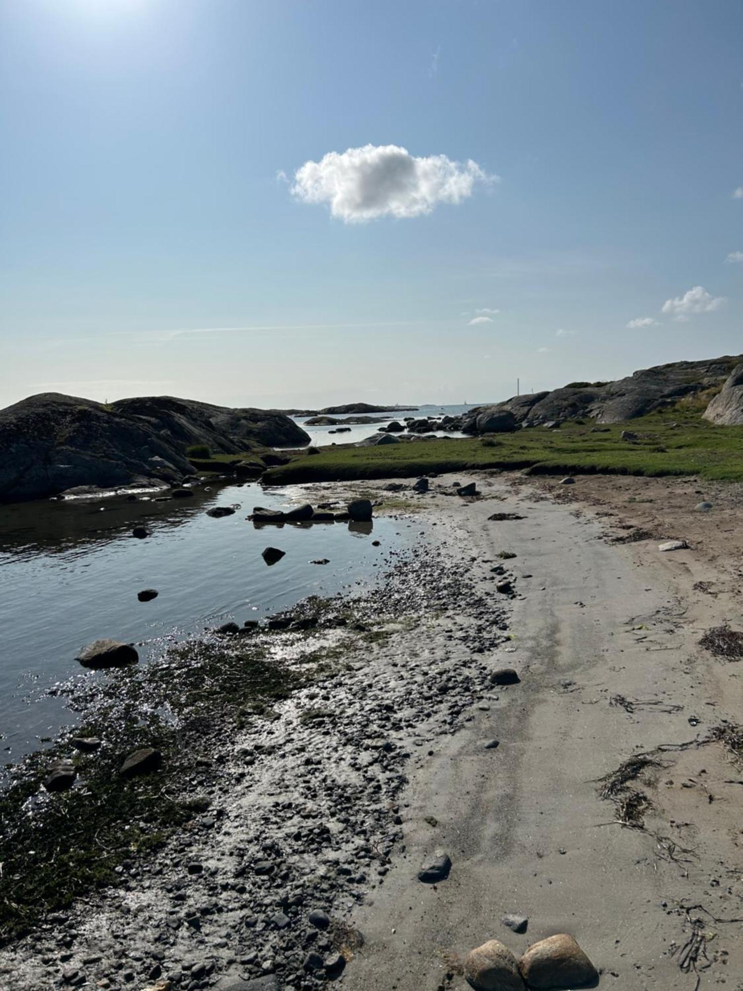 Mycket Trevlig Stuga Pa Braennoe Med Havsutsikt Branno Exterior foto